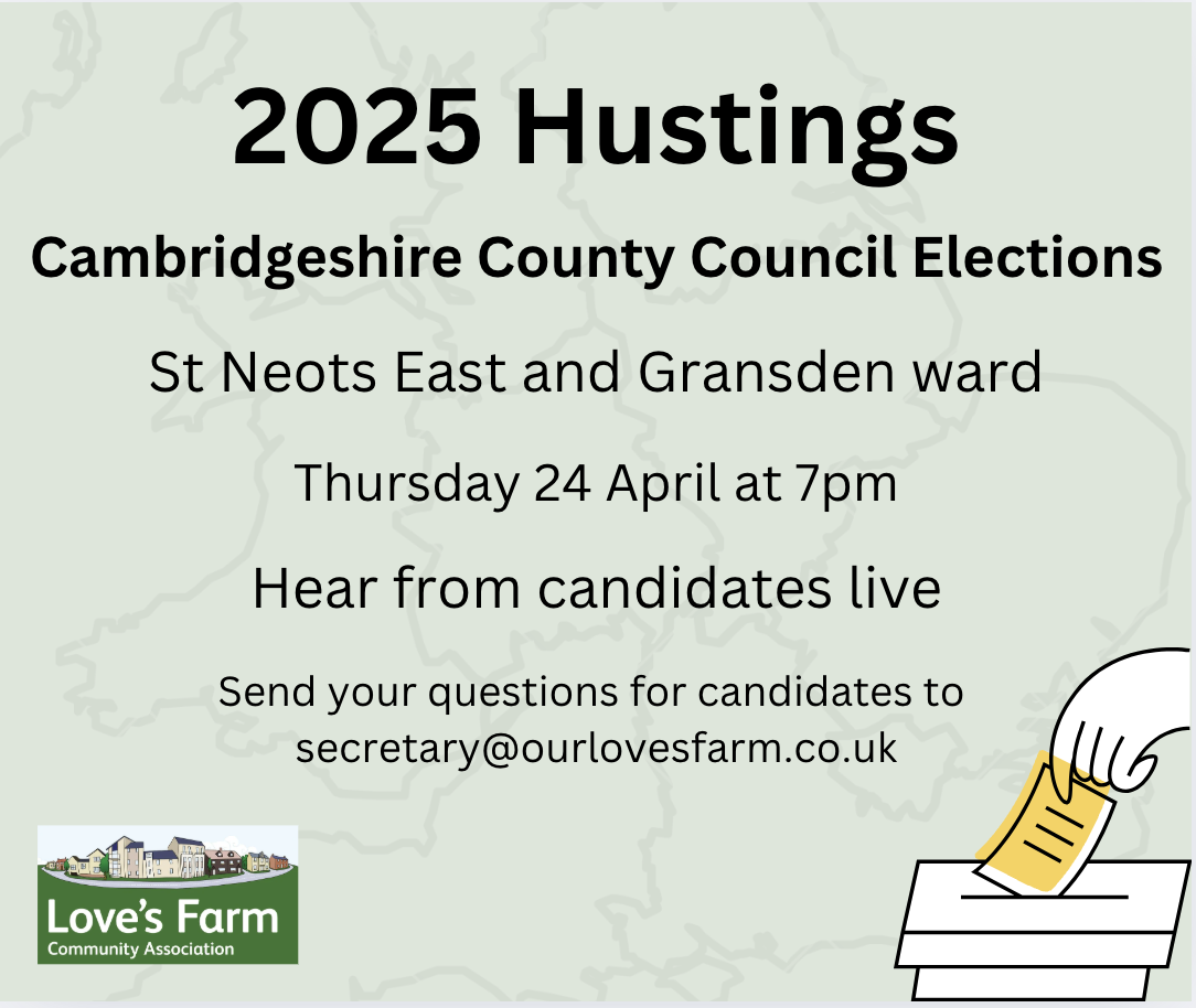 2025 Hustings send in your que