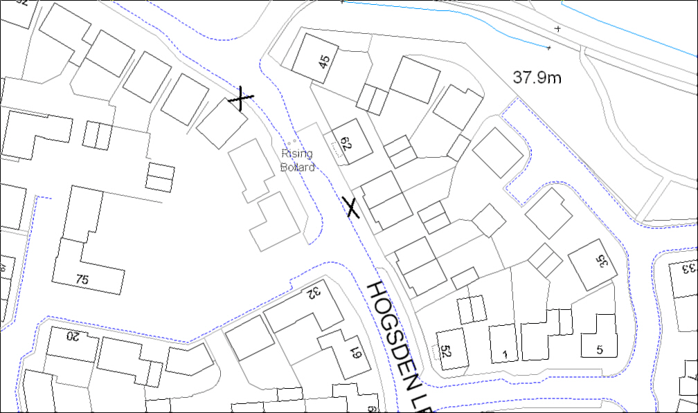 Hogsden Leys near rising bolla